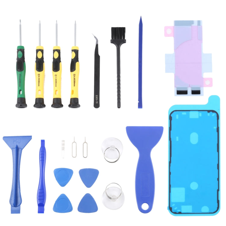 JIAFA JF-8182 21 in 1 Battery Adhesive + LCD Frame Waterproof Adhesive + Repair Tool Set For iPhone 12 mini by JIAFA