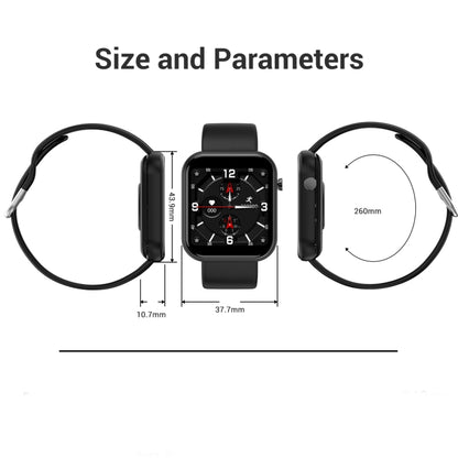 Z11 1.54 inch IPS Screen Smart Watch, Support Sleep Monitor / Bluetooth Photograph / Heart Rate Monitor / Blood Pressure Monitoring(Black) by buy2fix