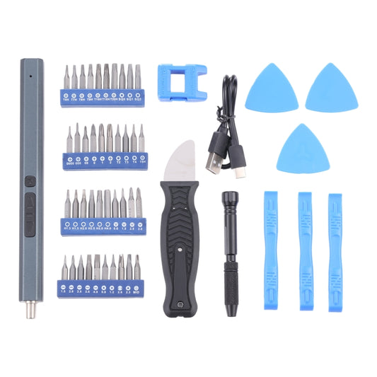 49 in 1 Type-C Port Rechargeable Cordless Electric Screwdriver Set - Screwdriver Set by buy2fix | Online Shopping UK | buy2fix
