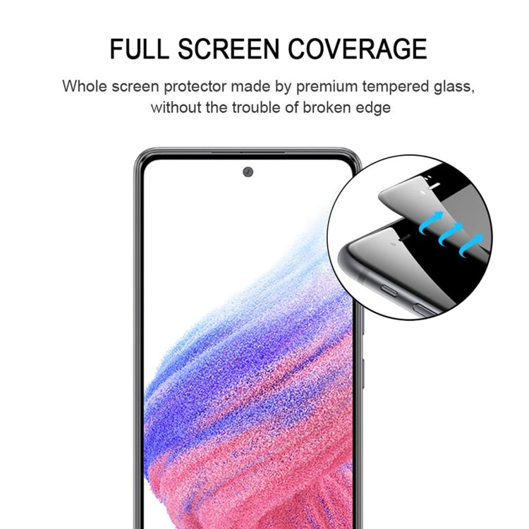 25 PCS Full Glue Cover Screen Protector Tempered Glass Film For Samsung Galaxy A53 5G - Galaxy Tempered Glass by buy2fix | Online Shopping UK | buy2fix