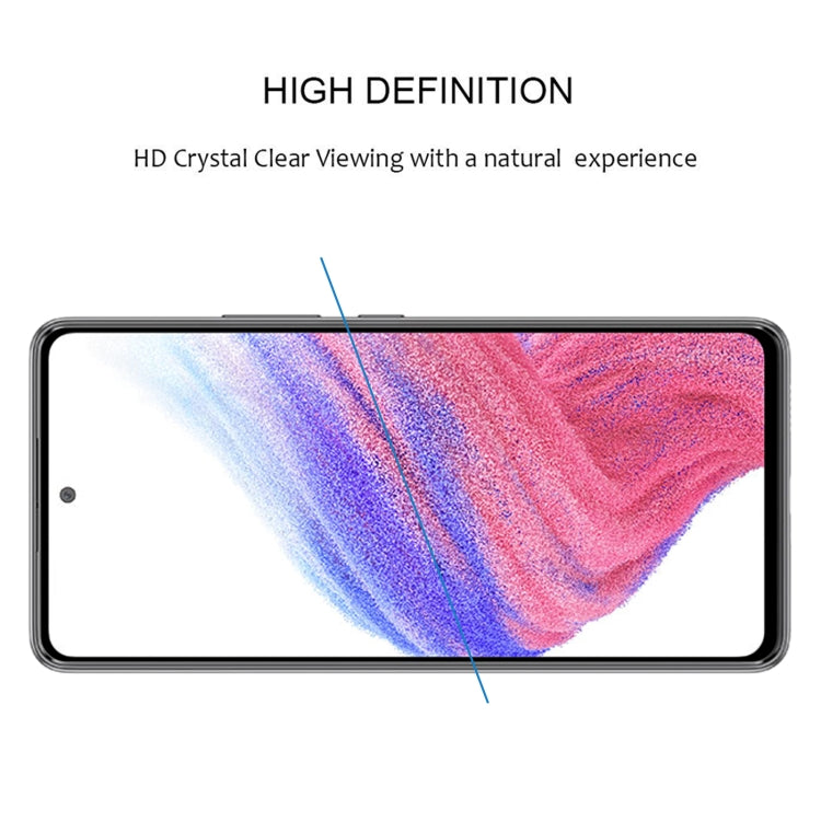 25 PCS Full Glue Cover Screen Protector Tempered Glass Film For Samsung Galaxy A53 5G - Galaxy Tempered Glass by buy2fix | Online Shopping UK | buy2fix