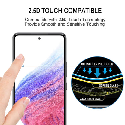 25 PCS Full Glue Cover Screen Protector Tempered Glass Film For Samsung Galaxy A53 5G - Galaxy Tempered Glass by buy2fix | Online Shopping UK | buy2fix