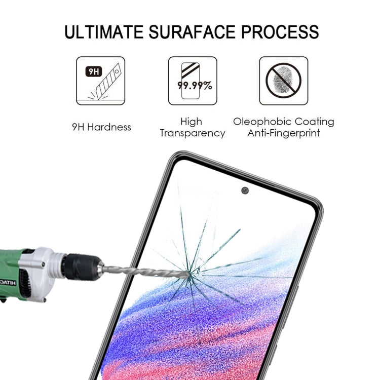 25 PCS Full Glue Cover Screen Protector Tempered Glass Film For Samsung Galaxy A53 5G - Galaxy Tempered Glass by buy2fix | Online Shopping UK | buy2fix