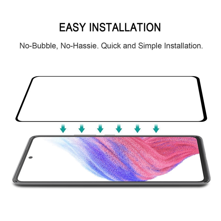 25 PCS Full Glue Cover Screen Protector Tempered Glass Film For Samsung Galaxy A53 5G - Galaxy Tempered Glass by buy2fix | Online Shopping UK | buy2fix