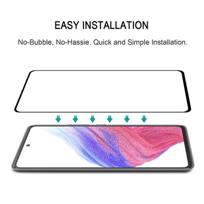 25 PCS Full Glue Cover Screen Protector Tempered Glass Film For Samsung Galaxy A53 5G - Galaxy Tempered Glass by buy2fix | Online Shopping UK | buy2fix