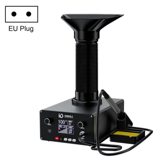 TBK D201 Constant Temperature Soldering Iron Welder Station With Smoke Filter(EU Plug)