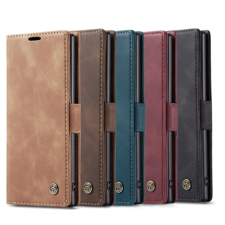 For Galaxy A81 / Note 10 Lite CaseMe Multifunctional Horizontal Flip Leather Case, with Card Slot & Holder & Wallet(Coffee) by CaseMe