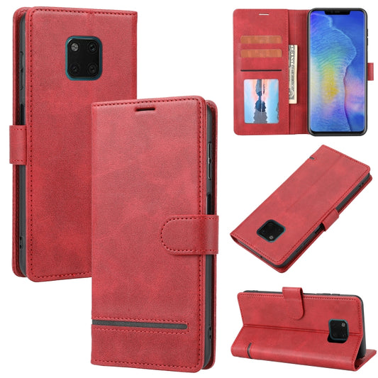 For Huawei Mate 20 Pro Classic Wallet Flip Leather Phone Case(Red) - Huawei Cases by buy2fix | Online Shopping UK | buy2fix