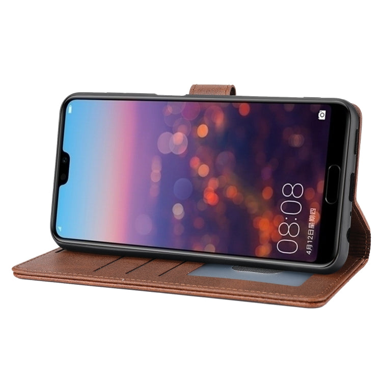 For Huawei P20 Pro Classic Wallet Flip Leather Phone Case(Brown) - Huawei Cases by buy2fix | Online Shopping UK | buy2fix