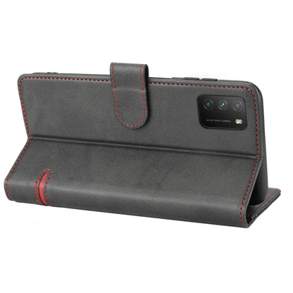 For Xiaomi Redmi 9T / Poco M3 Classic Wallet Flip Leather Phone Case(Black) - Xiaomi Cases by buy2fix | Online Shopping UK | buy2fix