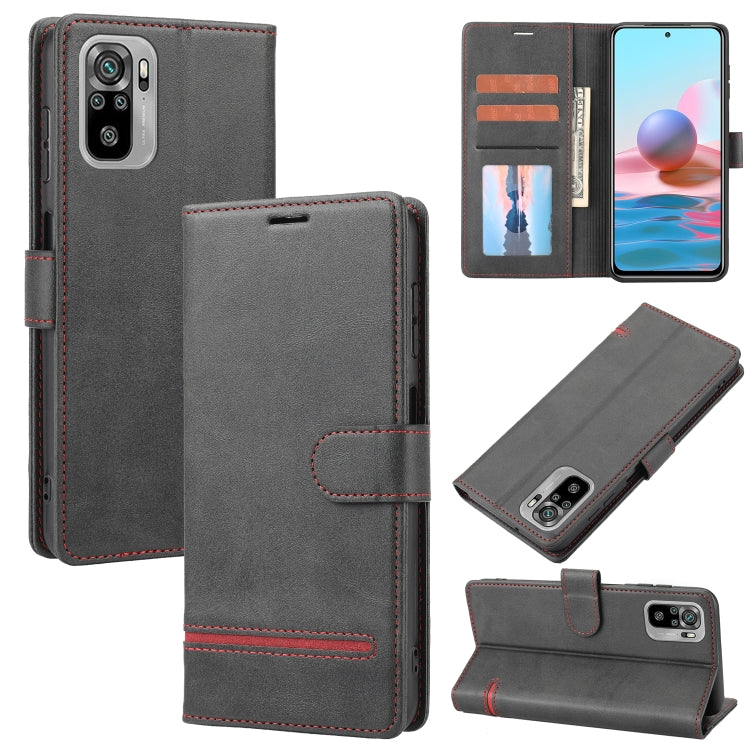 For Xiaomi Redmi Note 10 / 10S Classic Wallet Flip Leather Phone Case(Black) - Xiaomi Cases by buy2fix | Online Shopping UK | buy2fix