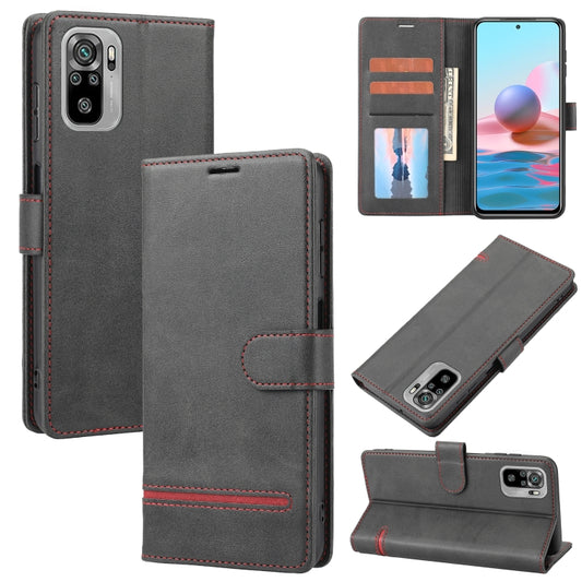 For Xiaomi Redmi Note 10 / 10S Classic Wallet Flip Leather Phone Case(Black) - Xiaomi Cases by buy2fix | Online Shopping UK | buy2fix