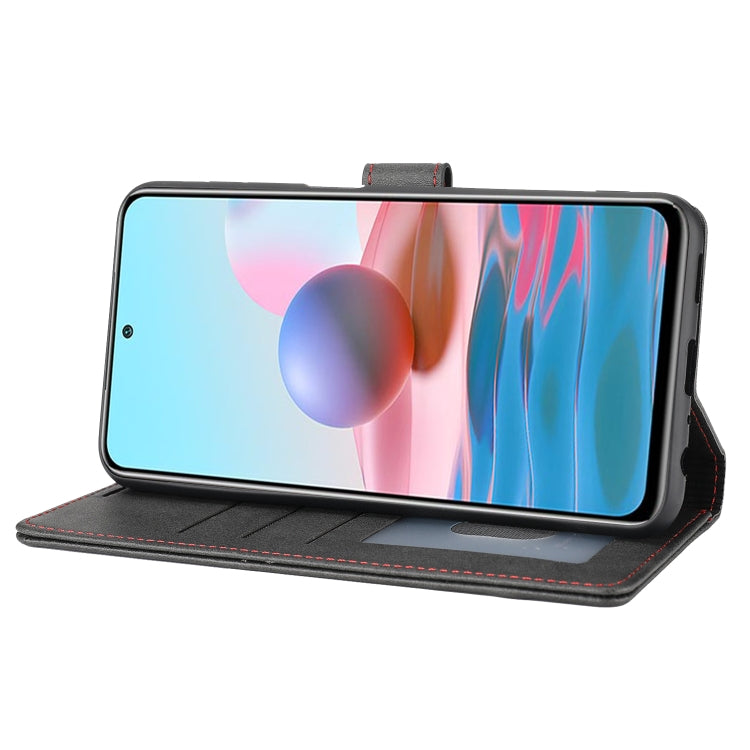 For Xiaomi Redmi Note 10 / 10S Classic Wallet Flip Leather Phone Case(Black) - Xiaomi Cases by buy2fix | Online Shopping UK | buy2fix