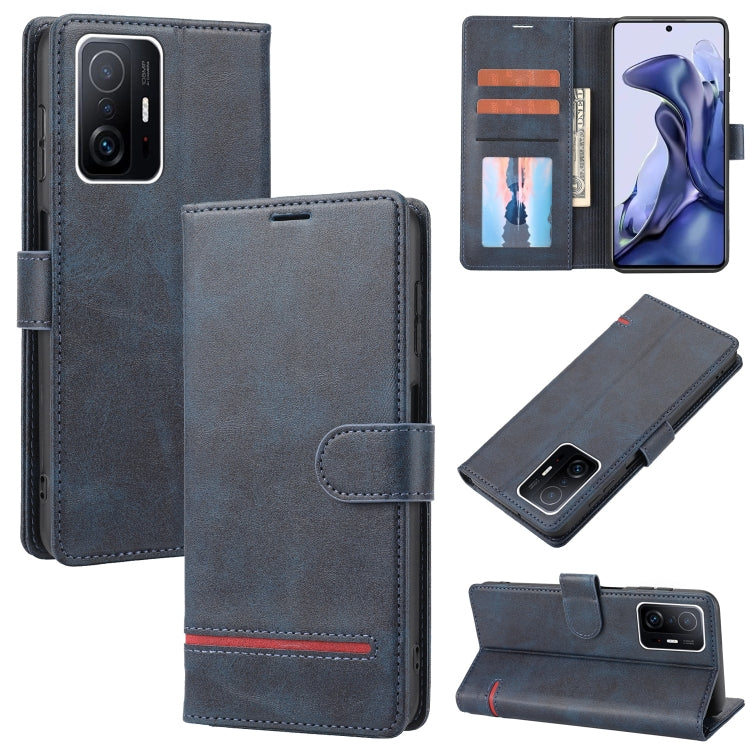 For Xiaomi 11T / 11T Pro Classic Wallet Flip Leather Phone Case(Blue) - Xiaomi Cases by buy2fix | Online Shopping UK | buy2fix