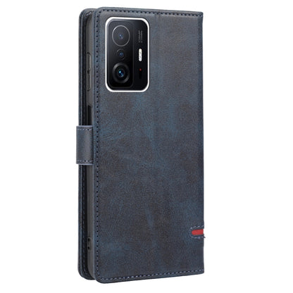 For Xiaomi 11T / 11T Pro Classic Wallet Flip Leather Phone Case(Blue) - Xiaomi Cases by buy2fix | Online Shopping UK | buy2fix