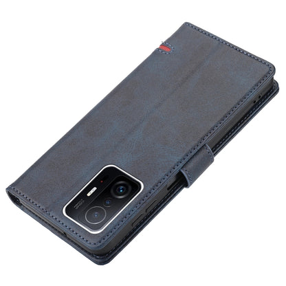For Xiaomi 11T / 11T Pro Classic Wallet Flip Leather Phone Case(Blue) - Xiaomi Cases by buy2fix | Online Shopping UK | buy2fix