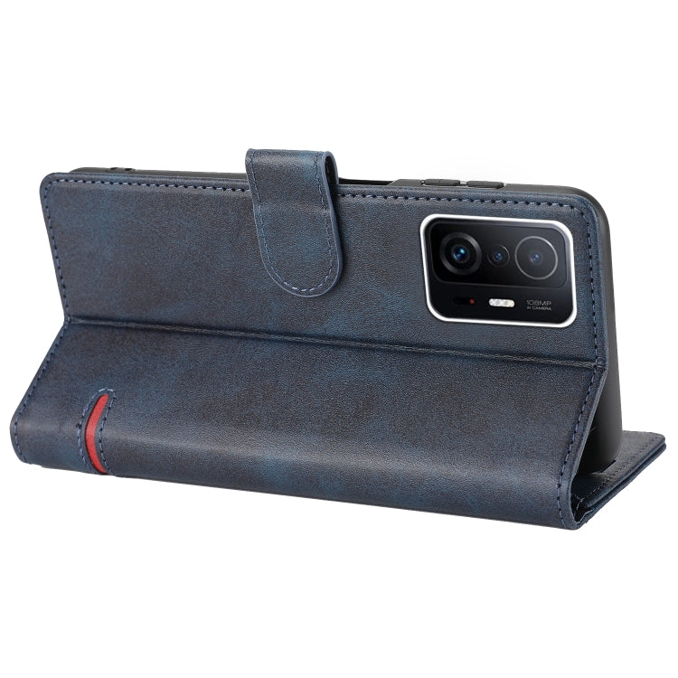 For Xiaomi 11T / 11T Pro Classic Wallet Flip Leather Phone Case(Blue) - Xiaomi Cases by buy2fix | Online Shopping UK | buy2fix