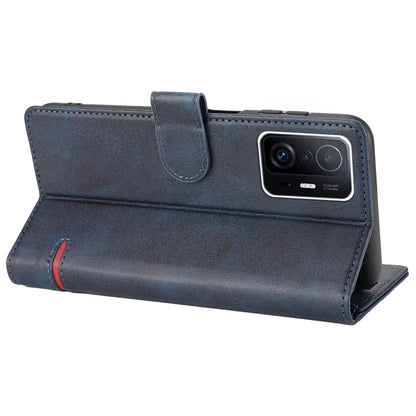 For Xiaomi 11T / 11T Pro Classic Wallet Flip Leather Phone Case(Blue) - Xiaomi Cases by buy2fix | Online Shopping UK | buy2fix