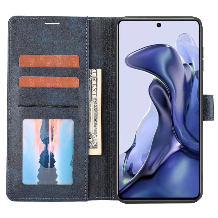 For Xiaomi 11T / 11T Pro Classic Wallet Flip Leather Phone Case(Blue) - Xiaomi Cases by buy2fix | Online Shopping UK | buy2fix