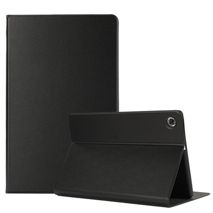 For Lenovo Tab M10 Plus 10.6 3rd Gen 2022 Voltage Craft Texture TPU Flip Leather Tablet Case(Black) - Lenovo by buy2fix | Online Shopping UK | buy2fix