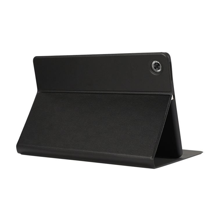 For Lenovo Tab M10 Plus 10.6 3rd Gen 2022 Voltage Craft Texture TPU Flip Leather Tablet Case(Black) - Lenovo by buy2fix | Online Shopping UK | buy2fix
