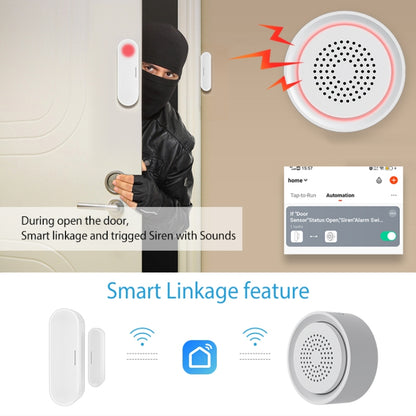 NEO NAS-AB03WT WiFi USB Siren Alarm with Temperature & Humidity Sensor - Others Alarm by NEO | Online Shopping UK | buy2fix