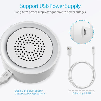 NEO NAS-AB03WT WiFi USB Siren Alarm with Temperature & Humidity Sensor - Others Alarm by NEO | Online Shopping UK | buy2fix