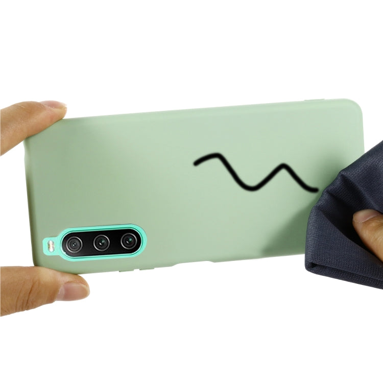 For Sony Xperia 10 IV Pure Color Liquid Silicone Shockproof Phone Case(Green) by buy2fix