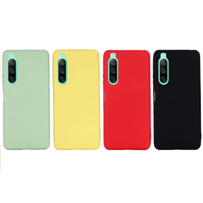 For Sony Xperia 10 IV Pure Color Liquid Silicone Shockproof Phone Case(Green) by buy2fix