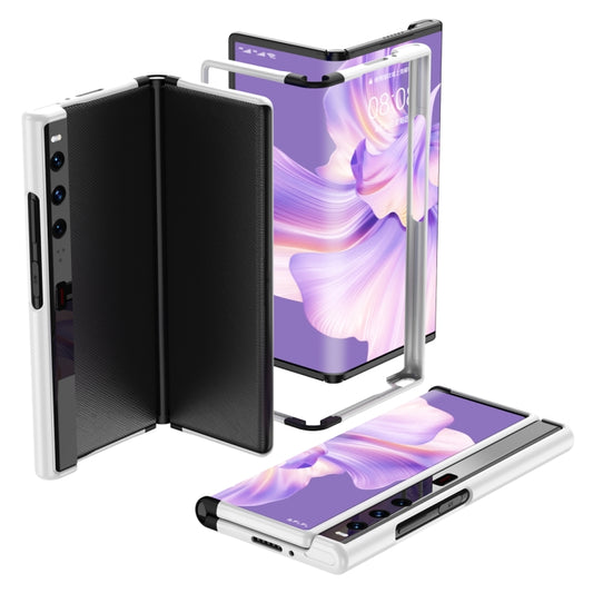 For Huawei Mate Xs 2 Ultra-thin Frame Shockproof Phone Case(White) - Huawei Cases by buy2fix | Online Shopping UK | buy2fix