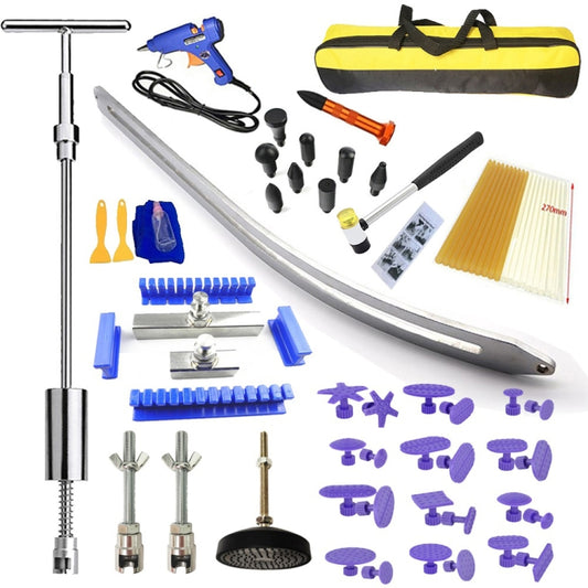 N1 76 in 1 Car Paintless Dent Removal Fender Damage Repair Puller Lifter, Plug Type:Cigarette Lighter Plug - Sheet Metal Tools by buy2fix | Online Shopping UK | buy2fix