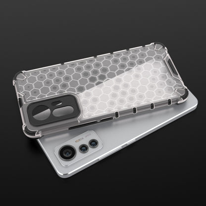 For Xiaomi 12 Lite 5G Eurasian Ver Shockproof Honeycomb PC + TPU Phone Case(Blue) - Xiaomi Cases by buy2fix | Online Shopping UK | buy2fix