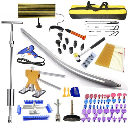 N4 107 in 1 Car Paintless Dent Removal Fender Damage Repair Puller Lifter, Plug Type:US Plug - Sheet Metal Tools by buy2fix | Online Shopping UK | buy2fix