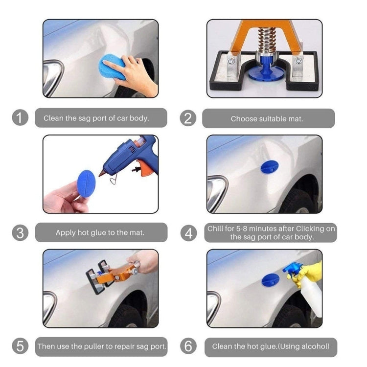 N5 104 in 1 Car Paintless Dent Removal Fender Damage Repair Puller Lifter, Plug Type:EU Plug - Sheet Metal Tools by buy2fix | Online Shopping UK | buy2fix