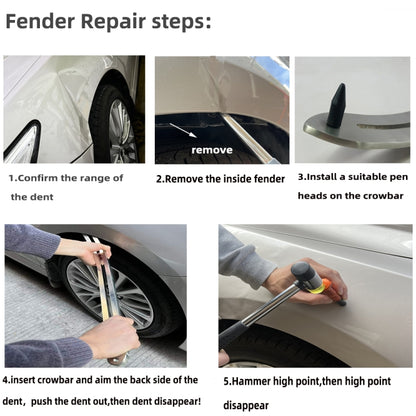 N6 96 in 1 Car Paintless Dent Removal Fender Damage Repair Puller Lifter, Plug Type:EU Plug by buy2fix