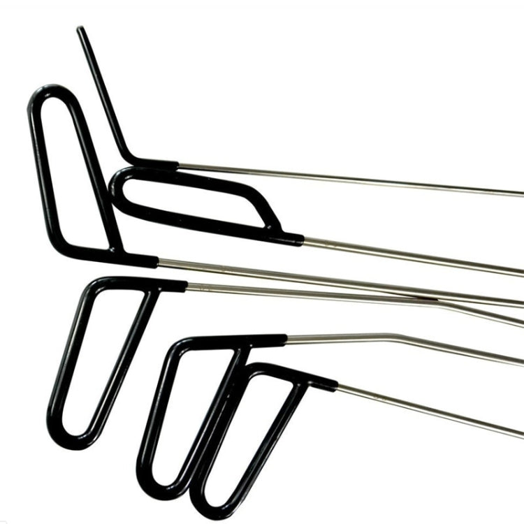Q1 6 in 1 Car Paintless Dent Repair Hail Remover Hooks Rods Kit - Sheet Metal Tools by buy2fix | Online Shopping UK | buy2fix