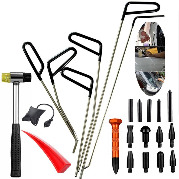 Q1 23 in 1 Car Paintless Dent Repair Hail Remover Hooks Rods Kit - Sheet Metal Tools by buy2fix | Online Shopping UK | buy2fix