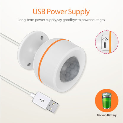NEO NAS-PD07B Zigbee USB PIR Motion Sensor Home Alarm - Infrared Detector by NEO | Online Shopping UK | buy2fix