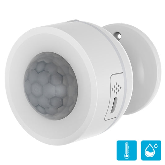 NEO NAS-PD07W WiFi PIR Motion Sensor with Temperature & Humidity Sensor - Infrared Detector by NEO | Online Shopping UK | buy2fix
