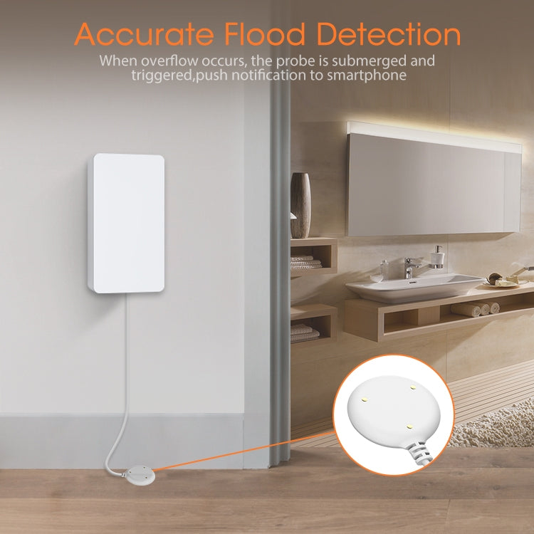 NEO NAS-WS05B Zigbee Water Sensor & Flood Sensor - Water Leakage Alarm by NEO | Online Shopping UK | buy2fix