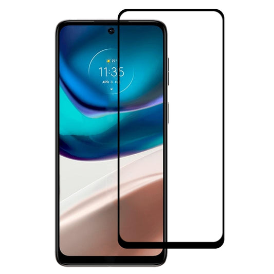 Full Glue Cover Screen Protector Tempered Glass Film For Motorola Moto G42 - Motorola Tempered Glass by buy2fix | Online Shopping UK | buy2fix