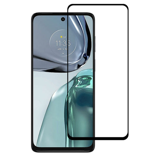 Full Glue Cover Screen Protector Tempered Glass Film For Motorola Moto G62 5G / Moto G32 / Moto G62 India - Motorola Tempered Glass by buy2fix | Online Shopping UK | buy2fix