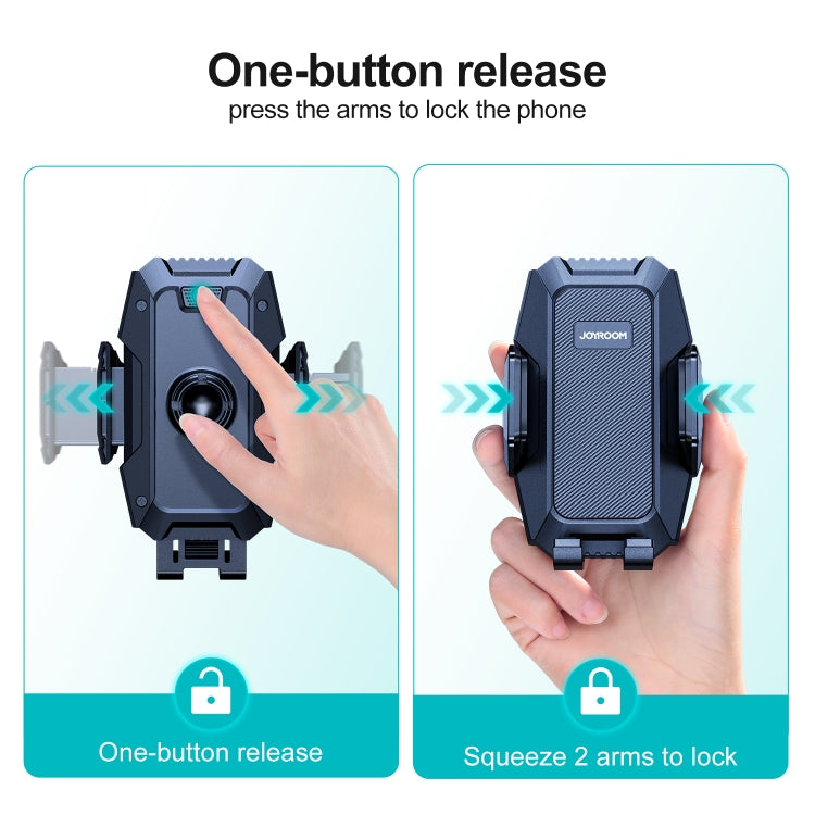 JOYROOM JR-ZS285 Mechanical Car Dashboard Phone Holder(Black) - Universal Car Holders by JOYROOM | Online Shopping UK | buy2fix