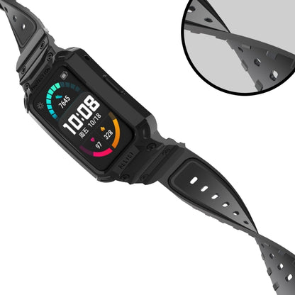 For Huawei Watch Fit / Honor Watch ES Integrated TPU Watch Band(Black) by buy2fix