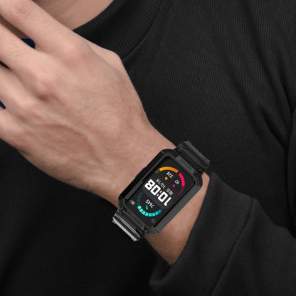 For Huawei Watch Fit / Honor Watch ES Integrated TPU Watch Band(Black) by buy2fix