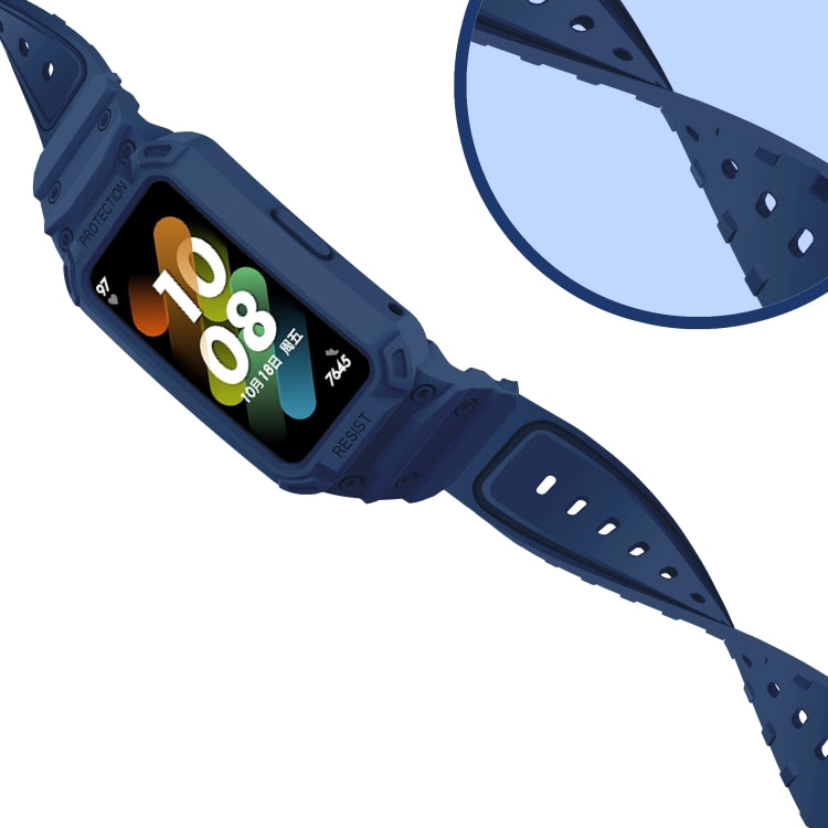 For Huawei Band 7 / 6 / Honor Band 6 Integrated TPU Watch Band(Midnight Blue) by buy2fix