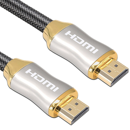 For HDMI 2.1 1m HD 8K PS4 Cable 4K2K 144Hz Projector Notebook Set-Top Box Cable(Golden) by buy2fix