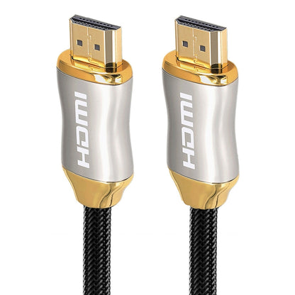 For HDMI 2.1 2m HD 8K PS4 Cable 4K2K 144Hz Projector Notebook Set-Top Box Cable(Golden) by buy2fix