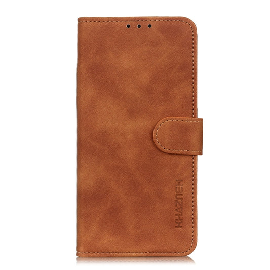 For Huawei nova Y70 KHAZNEH Retro Texture Horizontal Flip Leather Phone Case(Brown) - Huawei Cases by buy2fix | Online Shopping UK | buy2fix