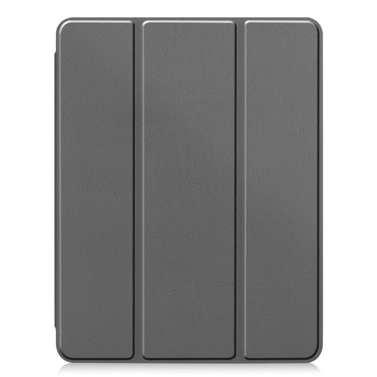 For iPad Pro 11 inch 2020 Custer Pattern TPU Smart Tablet Holster with Sleep Function & Tri-Fold Bracket & Pen Slot(Gray) - iPad Pro 11 (2020) Cases by buy2fix | Online Shopping UK | buy2fix